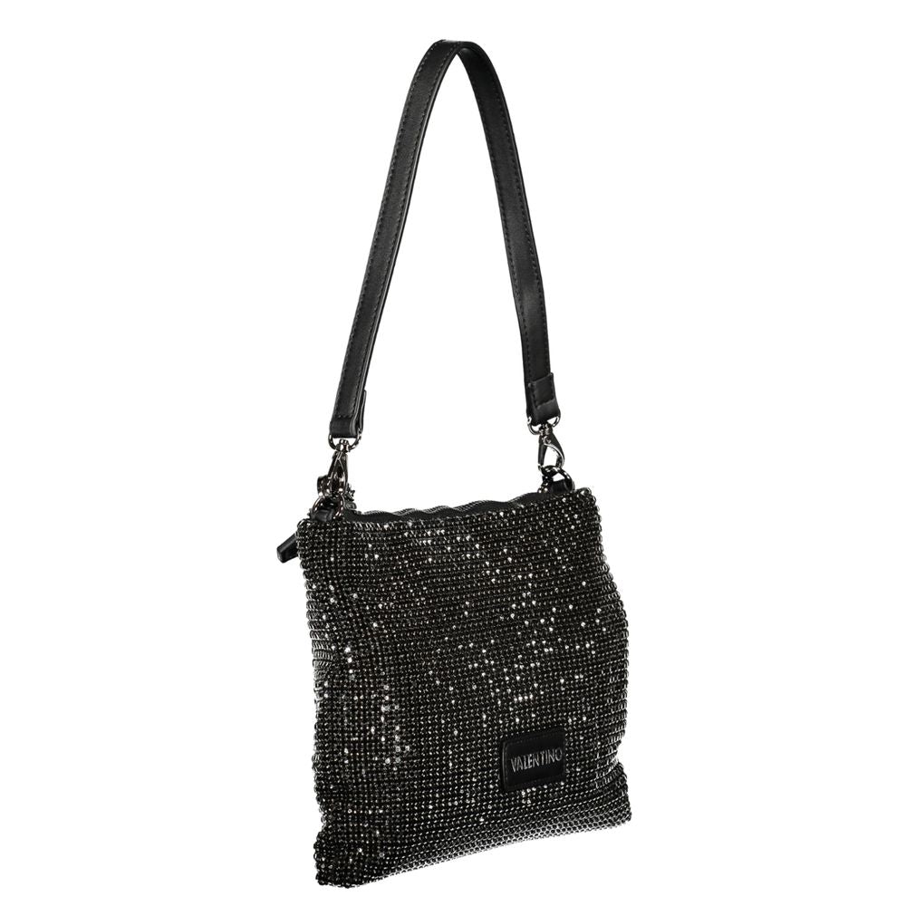 Black Polyester Handbag