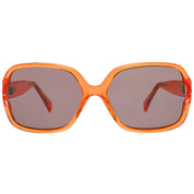 Orange Plastic Sunglasses