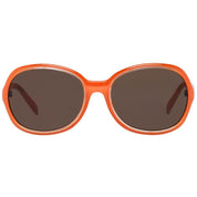 Orange Plastic Sunglasses