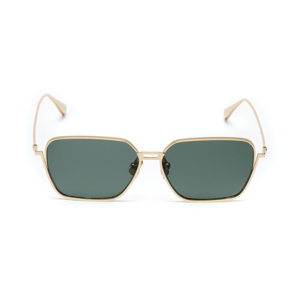 Gold Stainless Steel Sunglasses