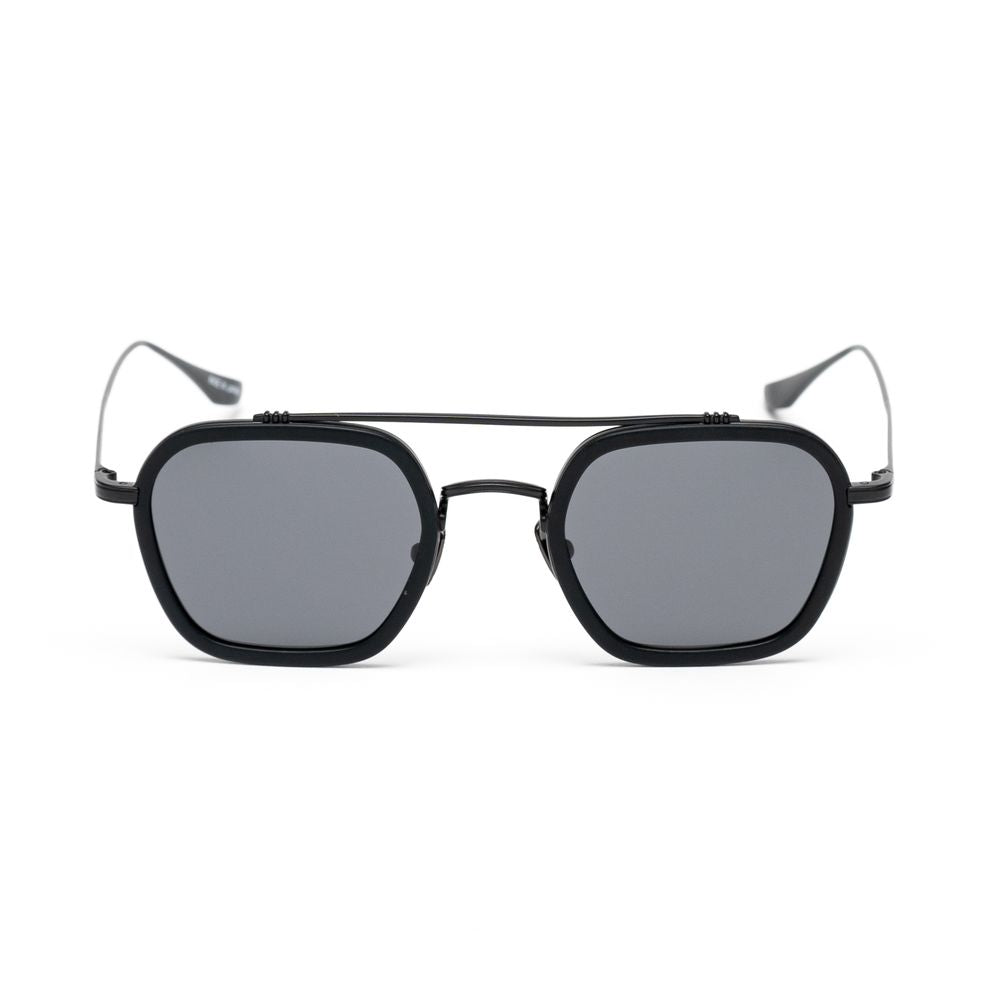 Black Stainless Steel Sunglasses