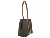 Medium Pratt Bucket Shoulder Bag Purse Brown