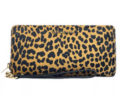 Jet Set Animal Print Continental Wristlet Wallet