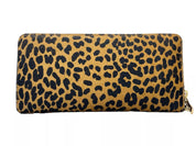 Jet Set Animal Print Continental Wristlet Wallet