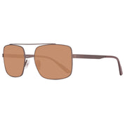 Brown Metal Sunglasses