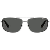 Gray Metal Sunglasses