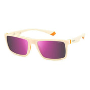 White Rubber Sunglasses