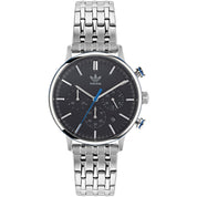 Gray Stainless Steel Dress Watch