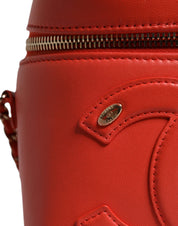 Orange Coco Mark Vanity Chain Shoulder Hand Purse