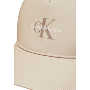 Beige Recycled Polyester Caps Baseball Hat