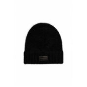 Black Alpaca Leather Caps Baseball Hat