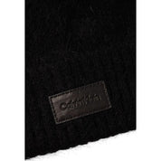 Black Alpaca Leather Caps Baseball Hat