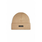 Beige Recycled Polyester Caps Baseball Hat