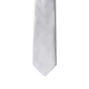 Silver Silk Tie