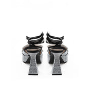 Chic Black Leather Platforms for Elevated Style