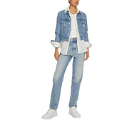 Light Blue Cotton Slim Fit Jean