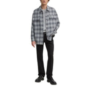 Black Cotton Relaxed Fit Jean