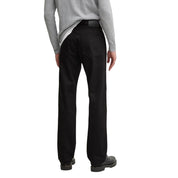 Black Cotton Relaxed Fit Jean
