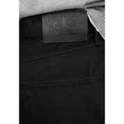 Black Cotton Relaxed Fit Jean