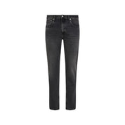 Black Cotton Jeans & Pant