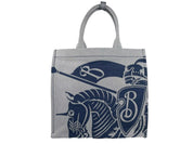 Navy EKD Canvas Tote Bag With Coin Pouch
