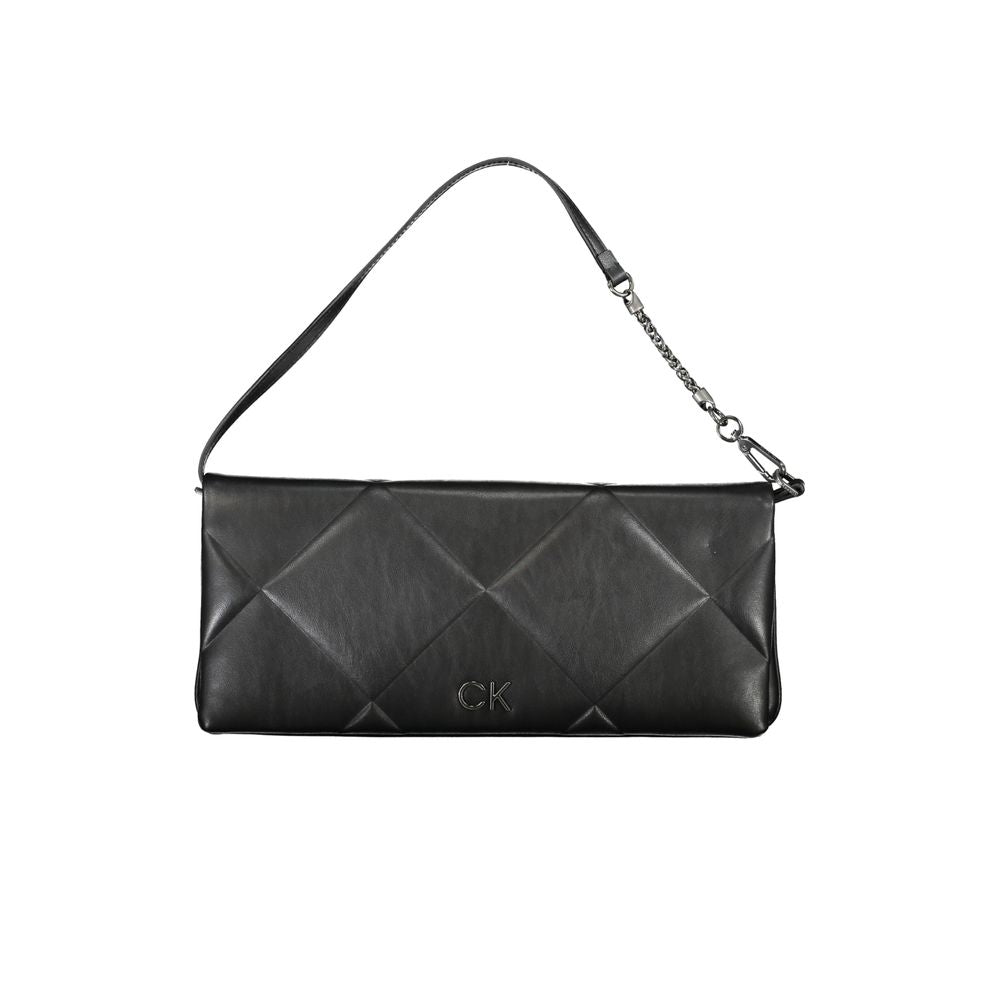 Black Polyester Handbag