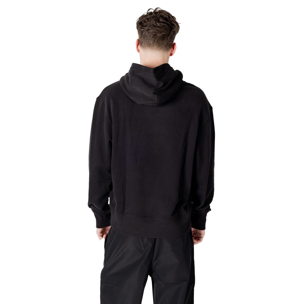 Black Cotton Hoody