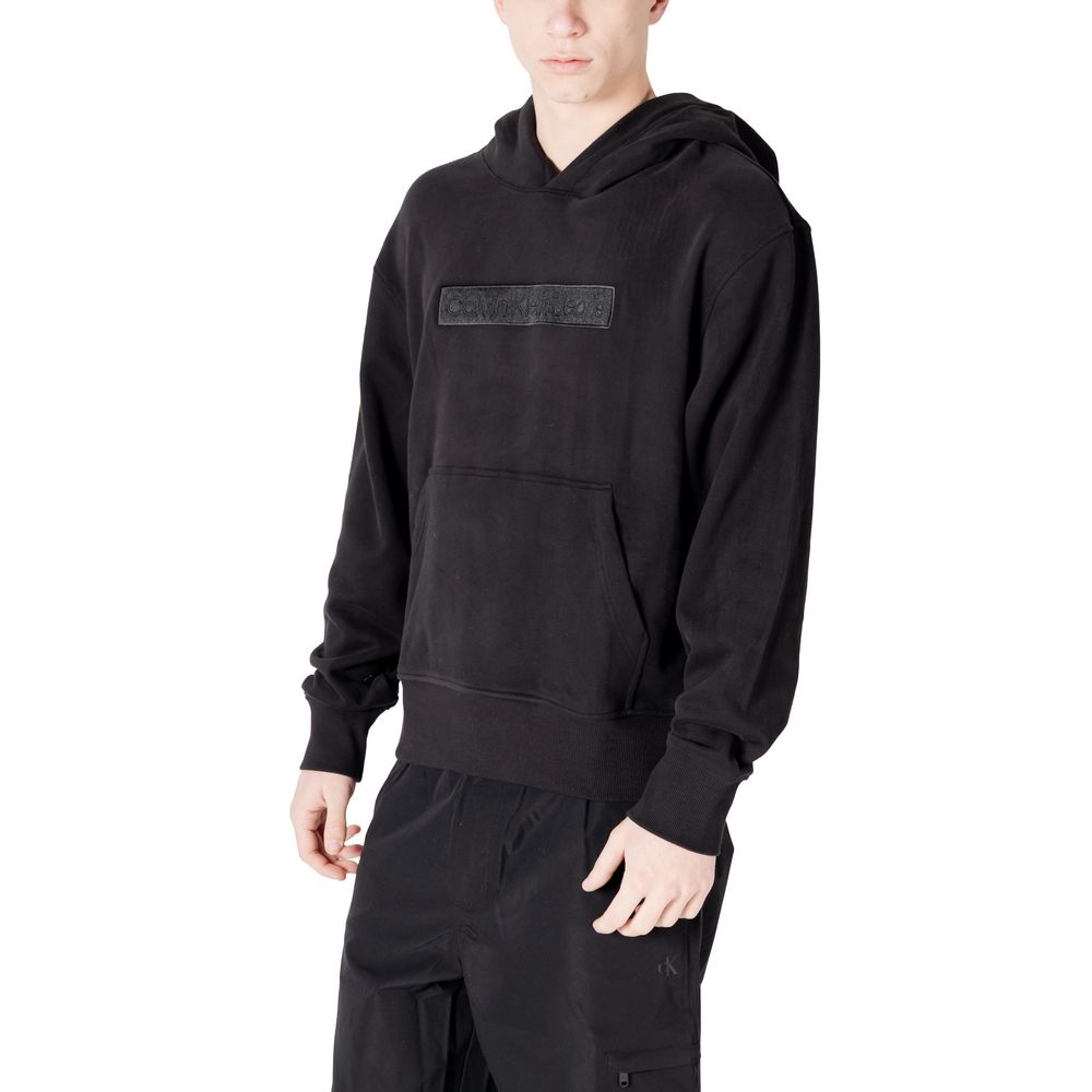 Black Cotton Hoody