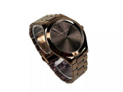 Slim Runway Brown Stainless Steel Watch MK3418