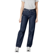 Blue Cotton Relaxed Fit Jean