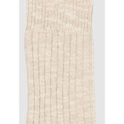Beige Cotton Sock