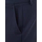 Blue Wool Dress Pants