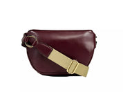 Leather Maise 2 in 1 Fanny Waist Pack Bag Maroon