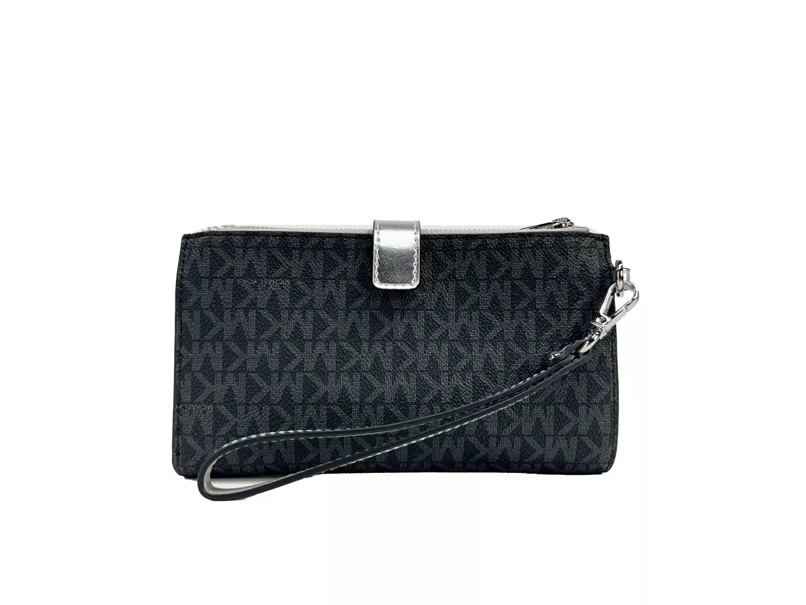 Jet Set Travel Double Zip Wristlet Wallet