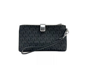 Jet Set Travel Double Zip Wristlet Wallet