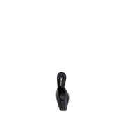 Black Calf Leather Pumps