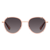 Rose Gold Metal Sunglasses