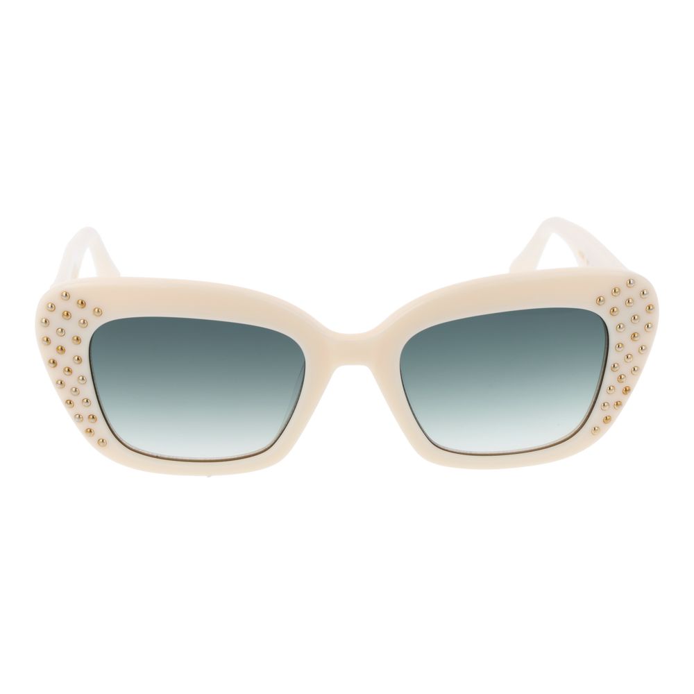 Beige Acetate Sunglasses