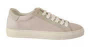 Off White Low Top Lace Up Sneakers Shoes