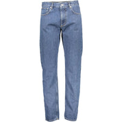 Blue Cotton Men Jeans