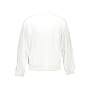 White Cotton Unisex Sweatshirt