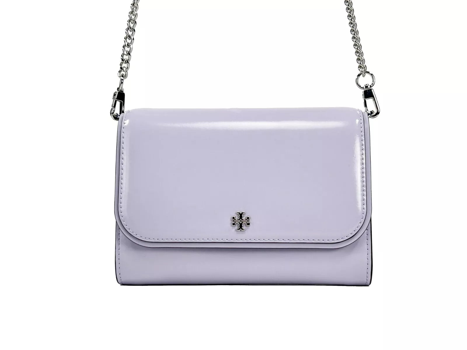 Patent Emerson Patent Chain Wallet Crossbody Bag