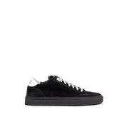 Black Suede Leather Sneaker