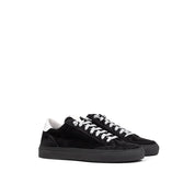 Black Suede Leather Sneaker