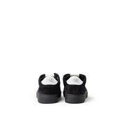 Black Suede Leather Sneaker