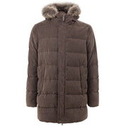 Brown Cotton Jackets & Coat