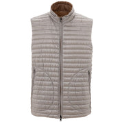 Brown Polyamide Sleveless Jacket