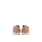 Elegant Pink Leather Sneakers for Women