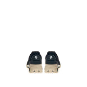 Black Suede Leather Sneaker