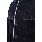 Blue Cotton Jackets & Coat